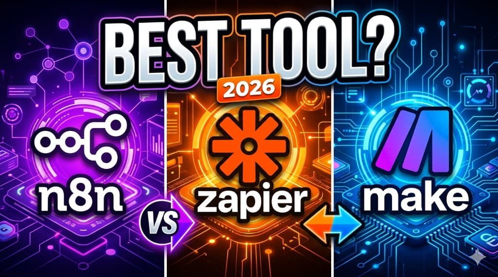 n8n vs Zapier vs Make (Which One Should You Use in 2026?)
