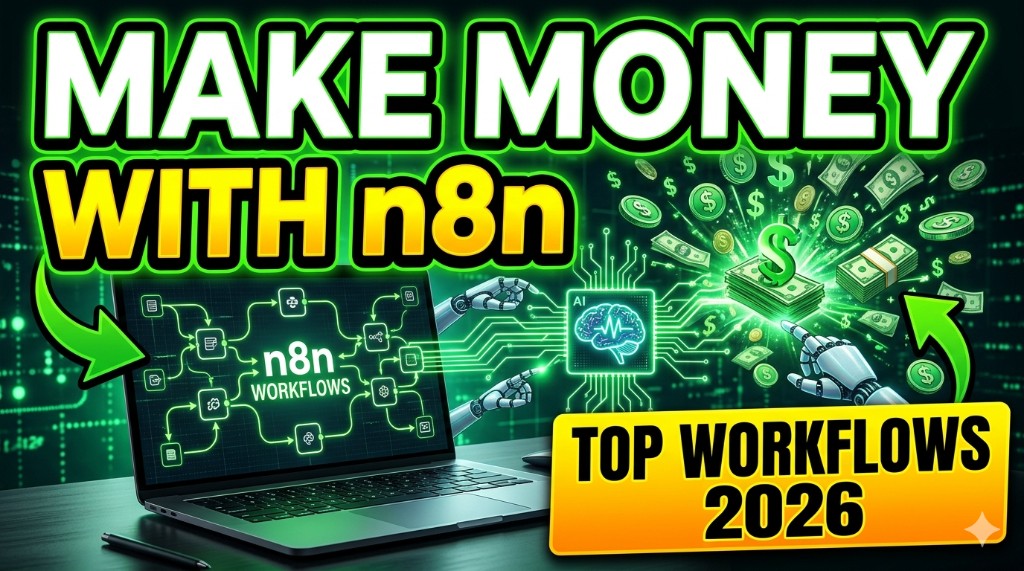 Best n8n workflows to make money 2026 — step-by-step automation guide